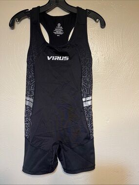 Women Virus Weightlifting Singlet Small